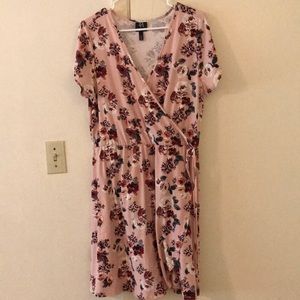 Pink Floral Derek Heart Plus dress